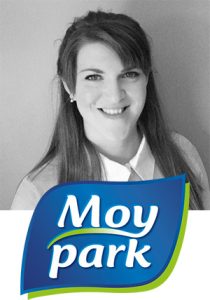 Anne Richmond with Moy Park logo