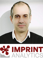 David Psomiadis with Imprint Analytics logo