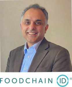 Chetan Parmar with FoodChain logo