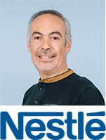 Geoffrey Cottenet with Nestle logo