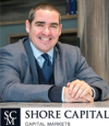 Clive Black with Shore Capital logo